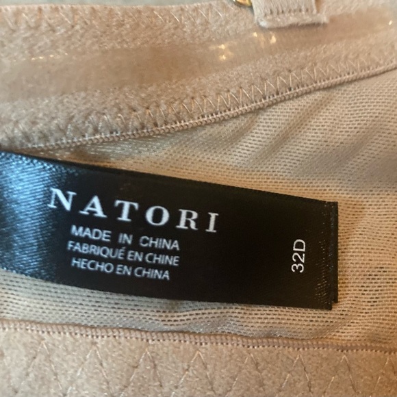 Natori Nude Lace Removable Strap Bra Size 32 D - Picture 3 of 8